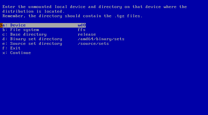 Mounting a file system