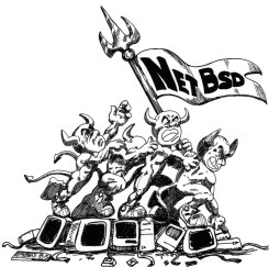 [Old NetBSD Daemons Logo]